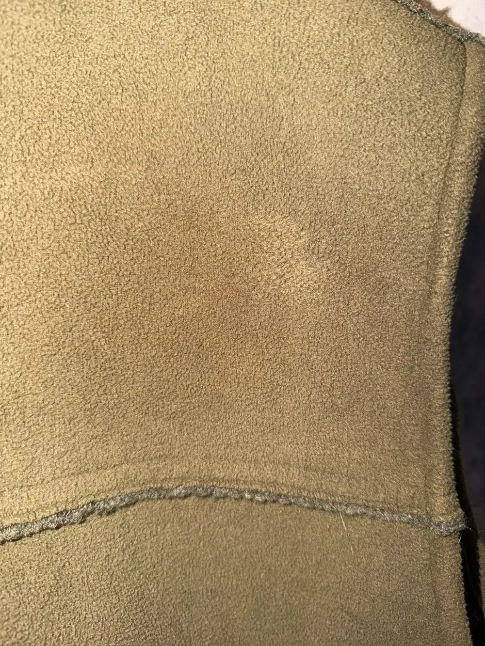 Columbia Green Fleece Full Zip Vest Jacket